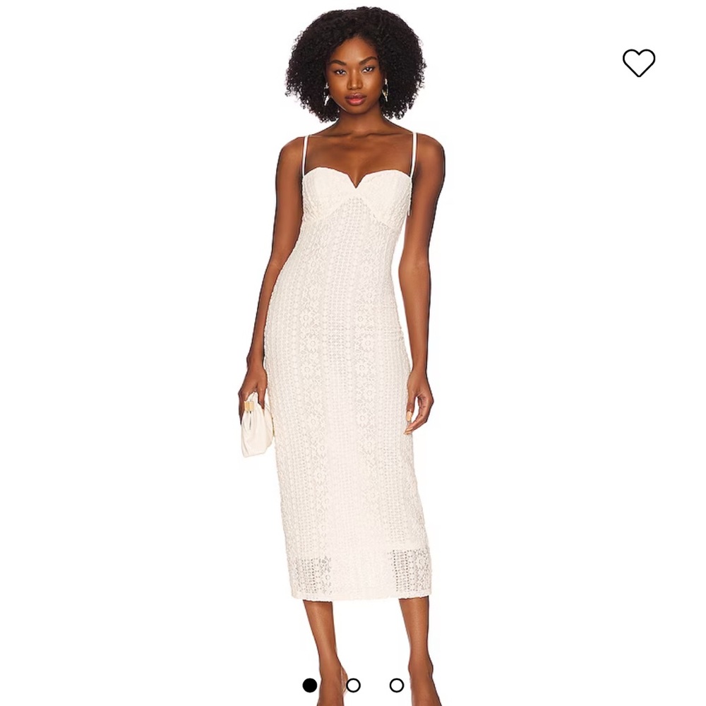 SOLD DO NOT BUY L'Academie Maxime Midi Dress 🤍💍